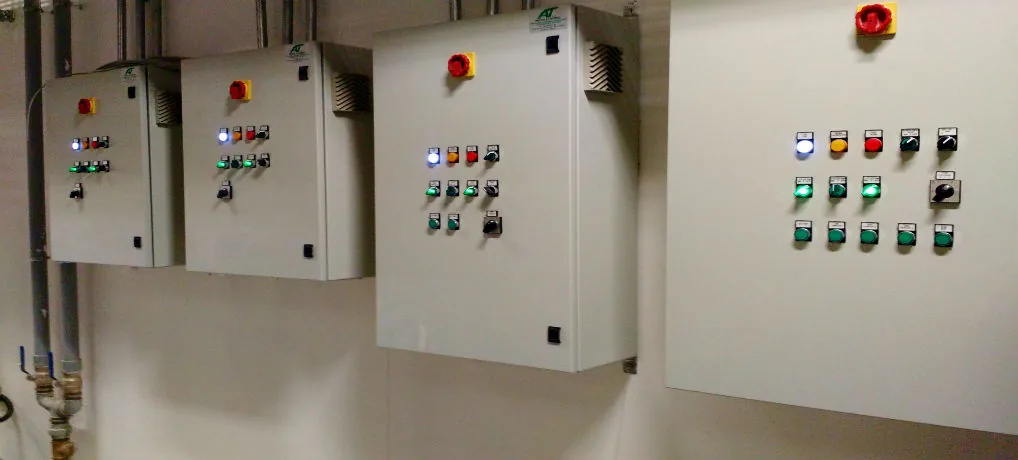 Painéis de controle de refrigeração